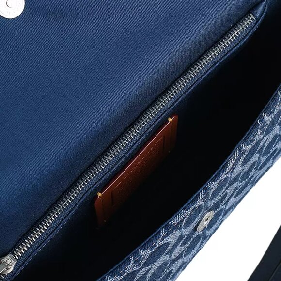 NWT ✅ COACH Brook Flap Chain Bag In Signature Denim #CAT60 ⭐ NWT - Picture 17 of 17